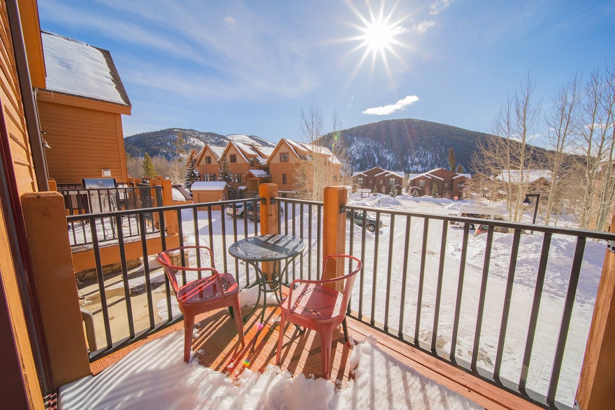 Unobstructed mountain views! #winter