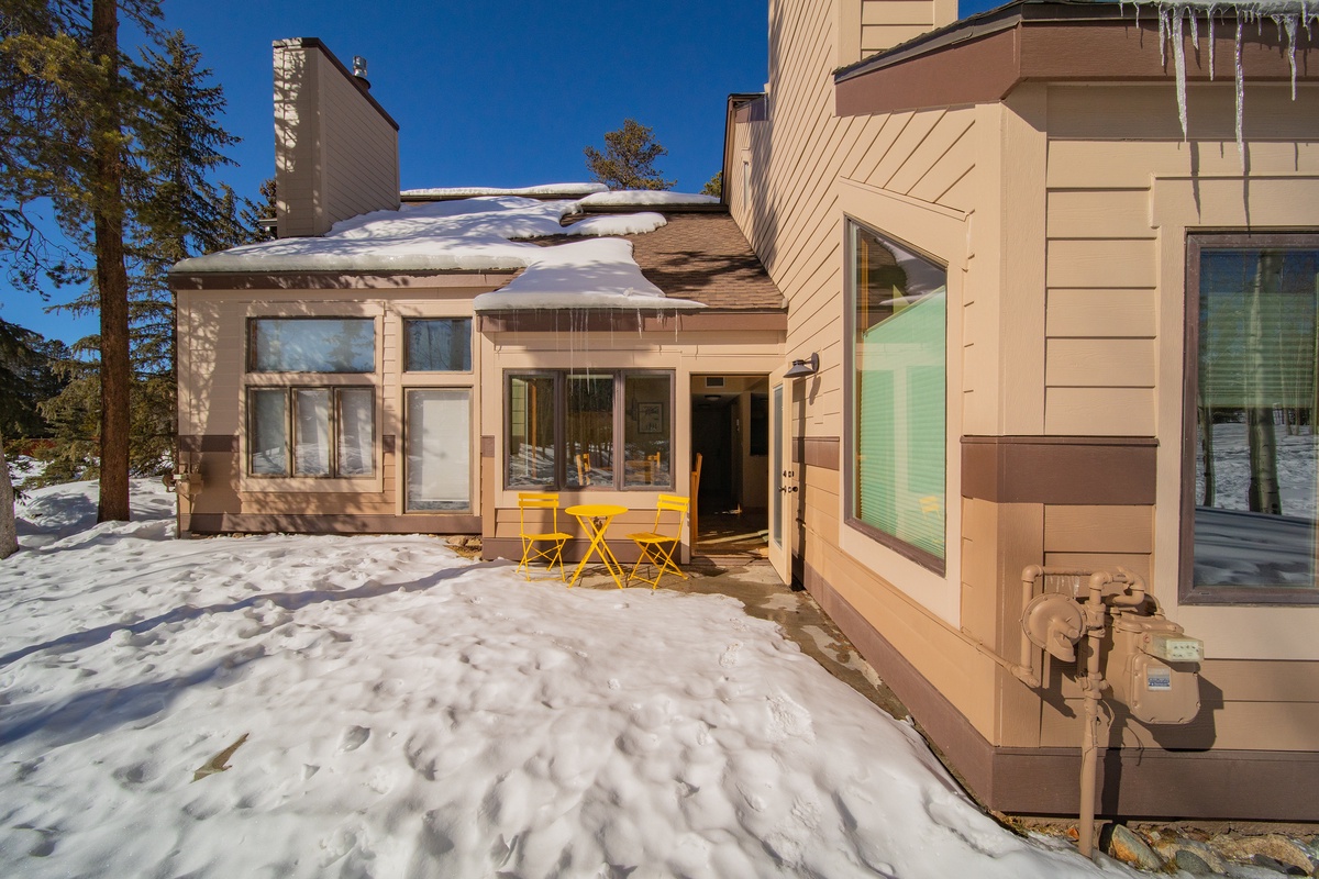 Great private outdoor space