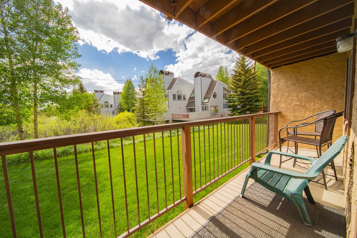 Your private balcony with unobstructed views #summer