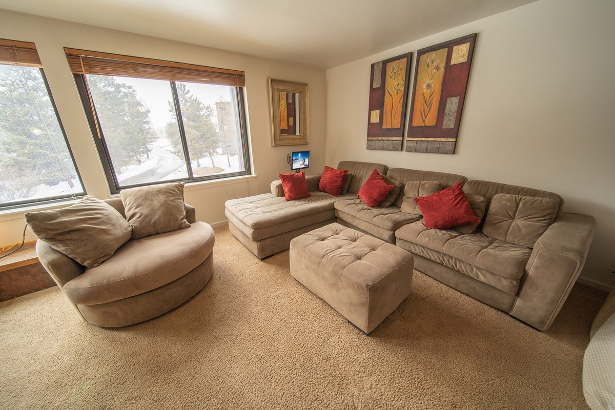 Comfortable sectional sofa #winter