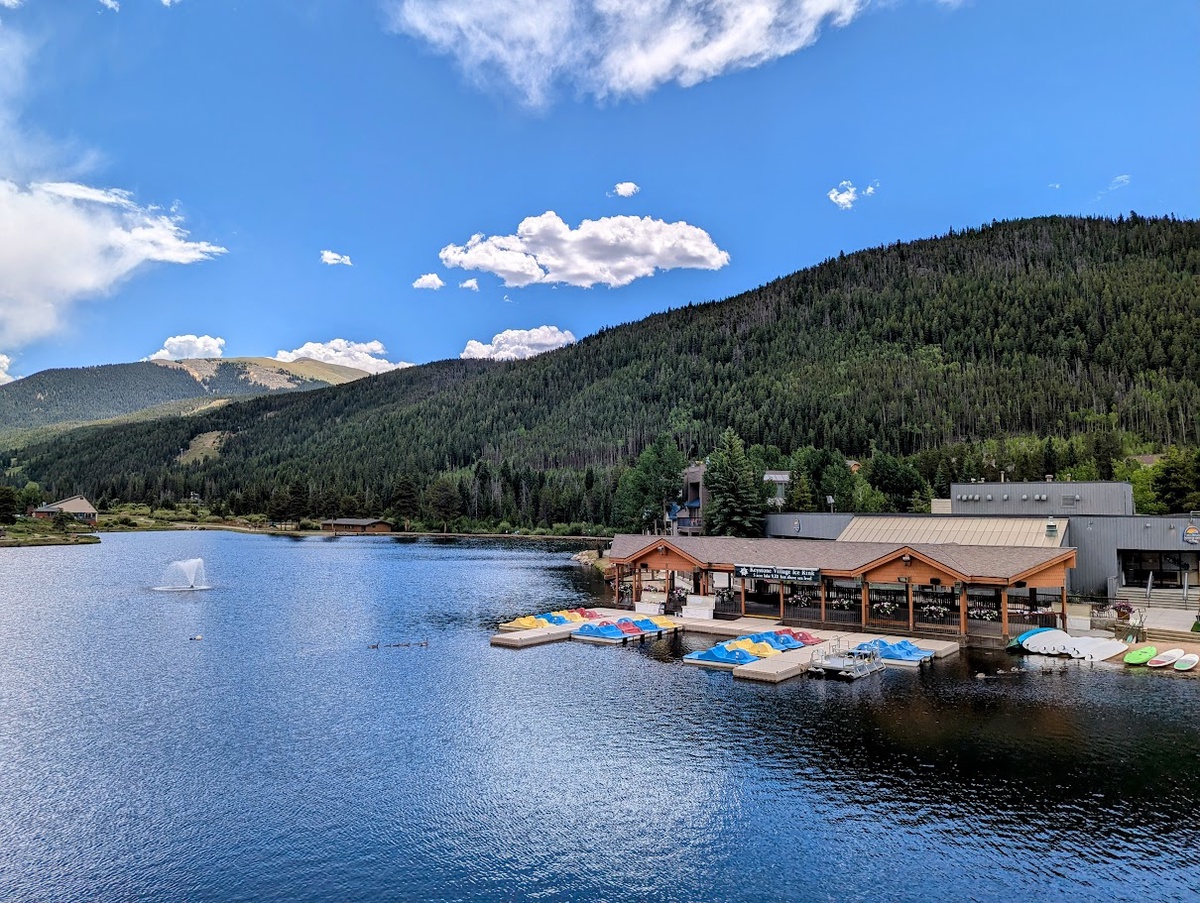 Balcony view - Steps away from the Keystone Adventure Center #summer