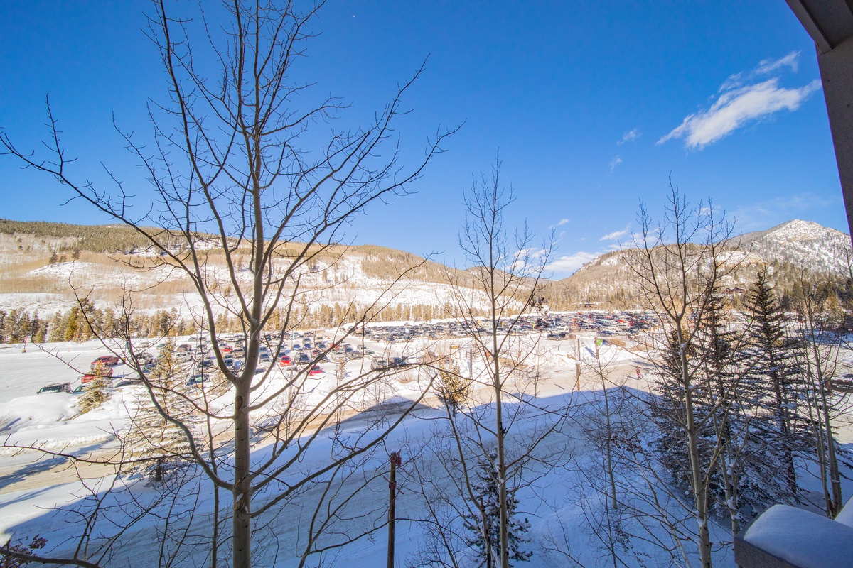 Upper balcony mountain views! #winter