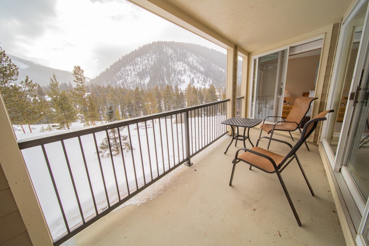 Private balcony in the winter #winter
