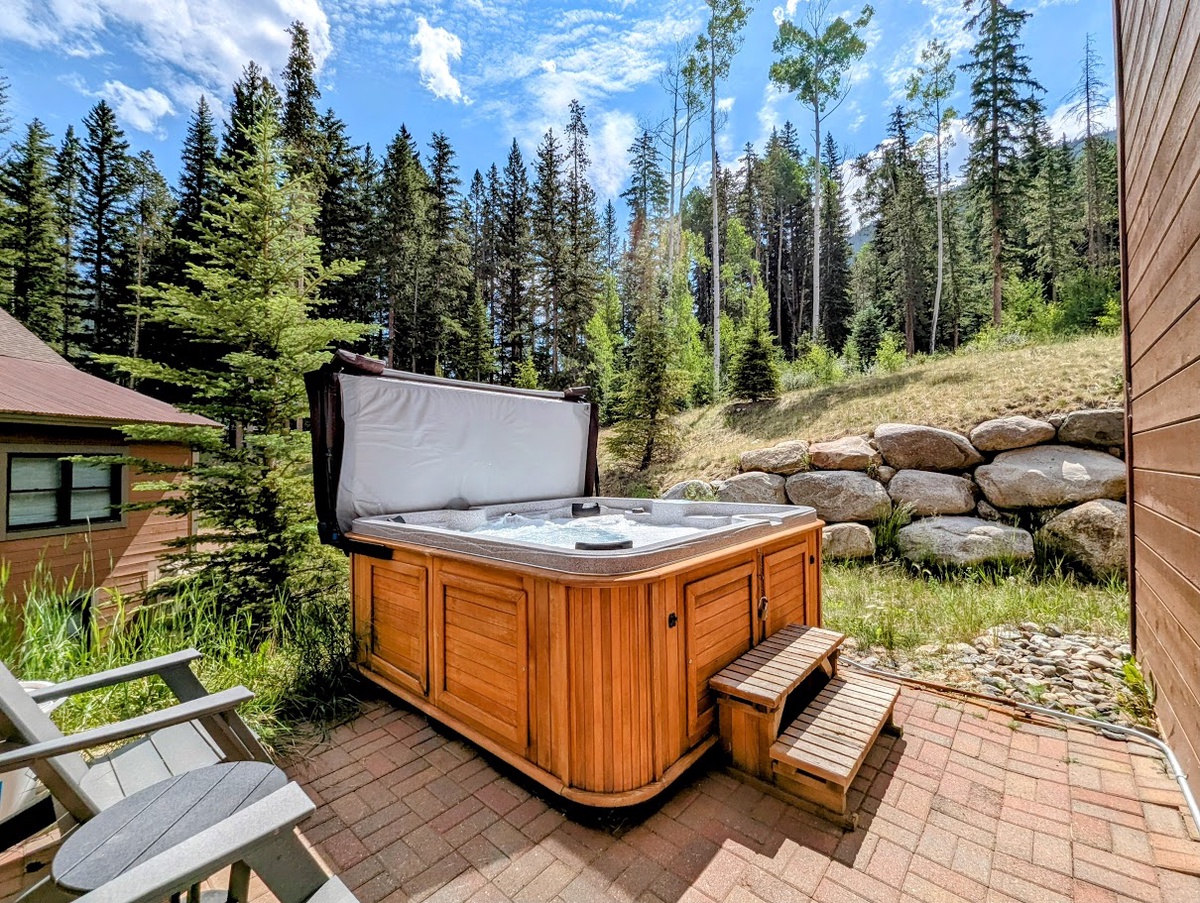 Private hot tub #summer