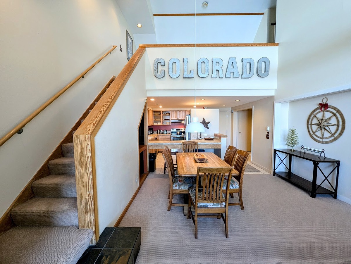 Stairway to loft bedroom