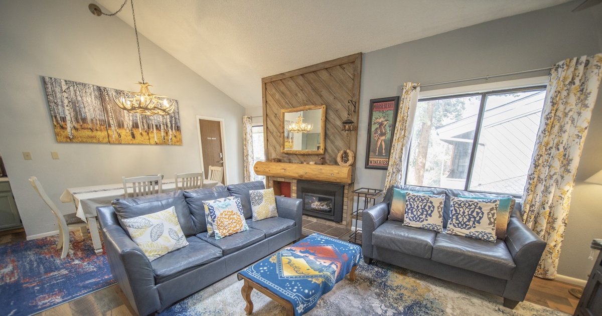 Living Room featuring cozy fireplace