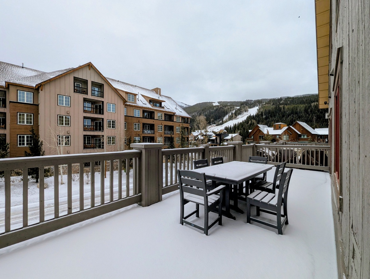 Balcony with amazing views
