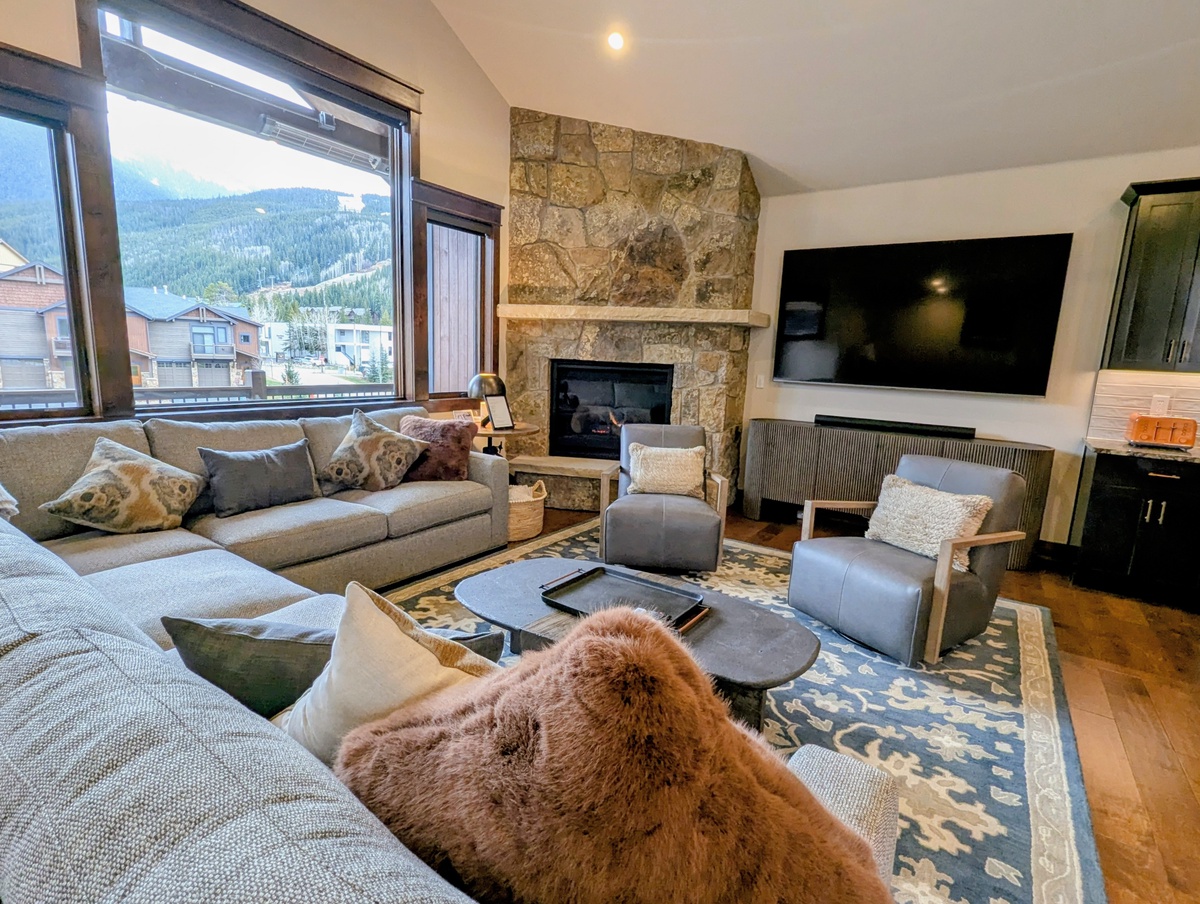 Main Living Room at this Keystone Vacation Home