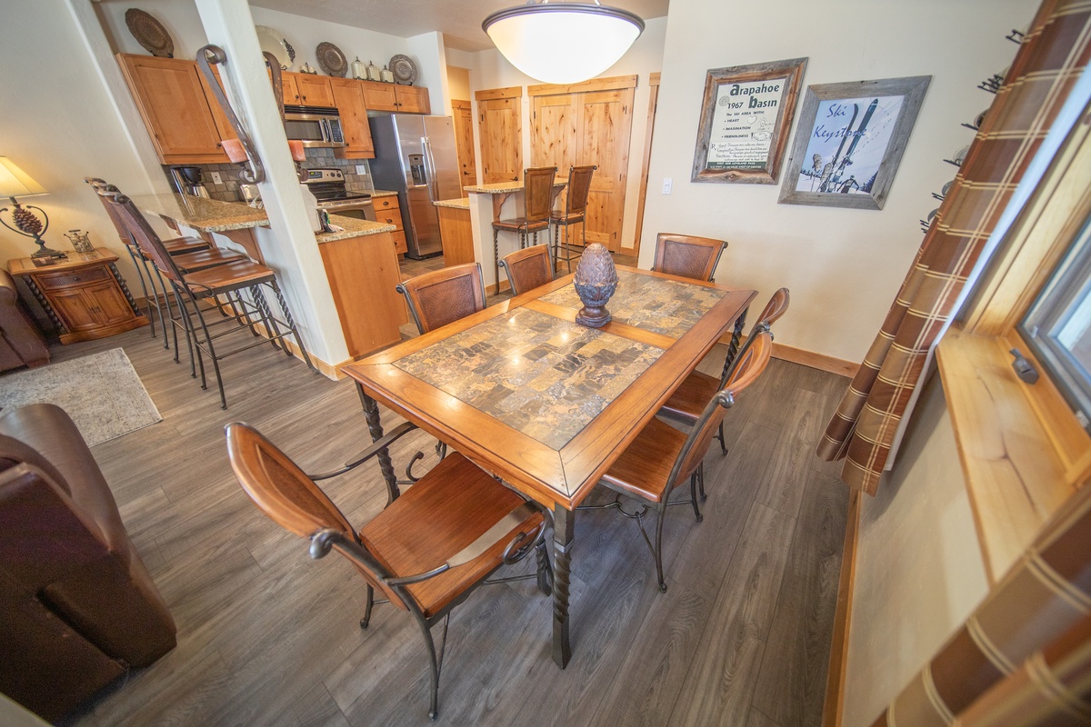 Large table for sharing a meal