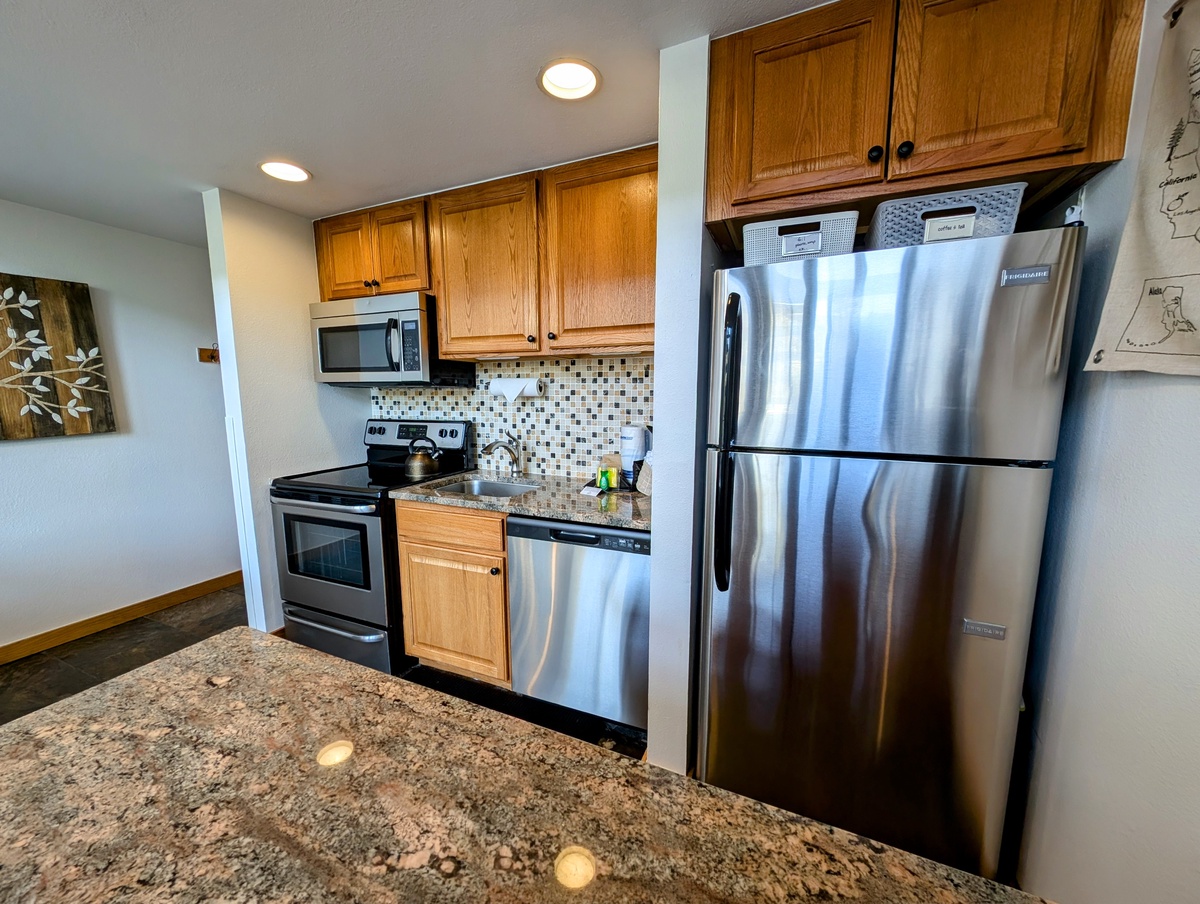 Fully equipped kitchen