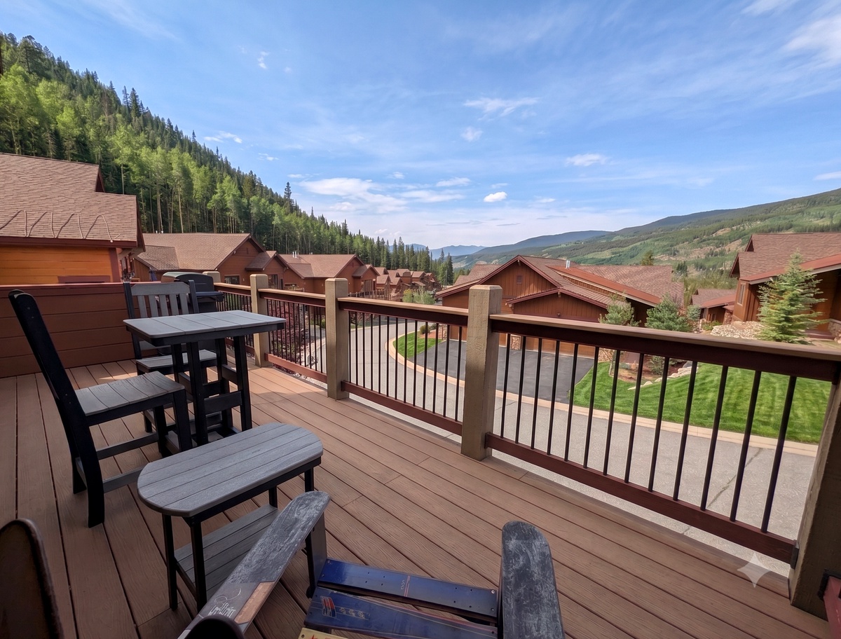 Summer Front Porch Mountain Views