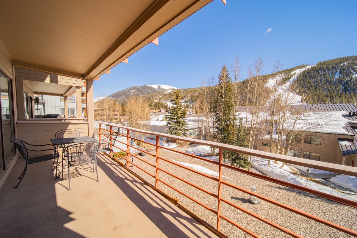Unobstructed ski mountain views! #winter