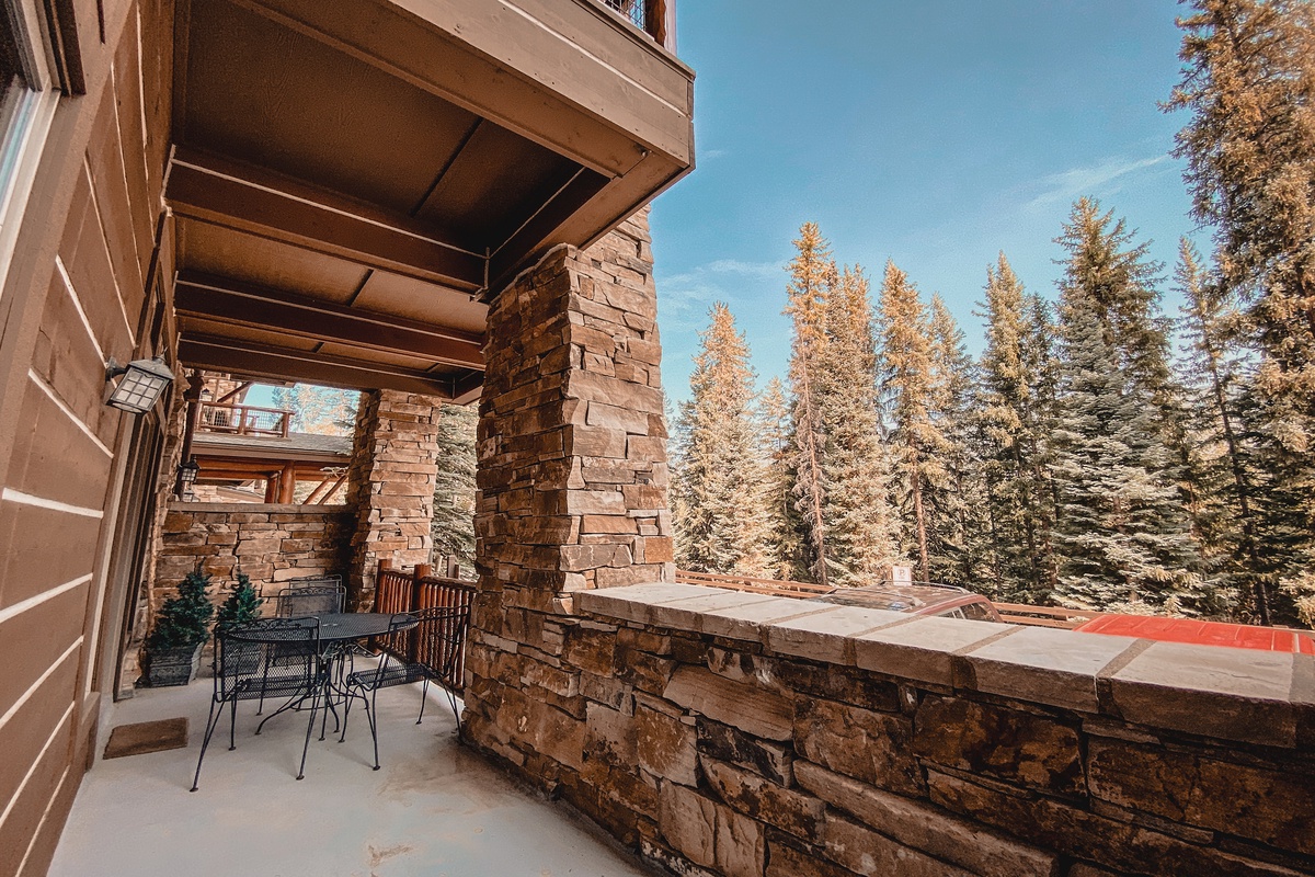 Large private balcony #fall