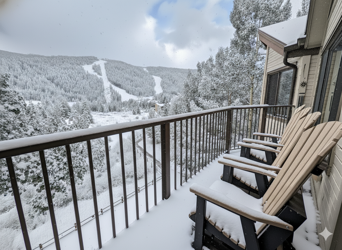 Look at those Ski Slope Views!