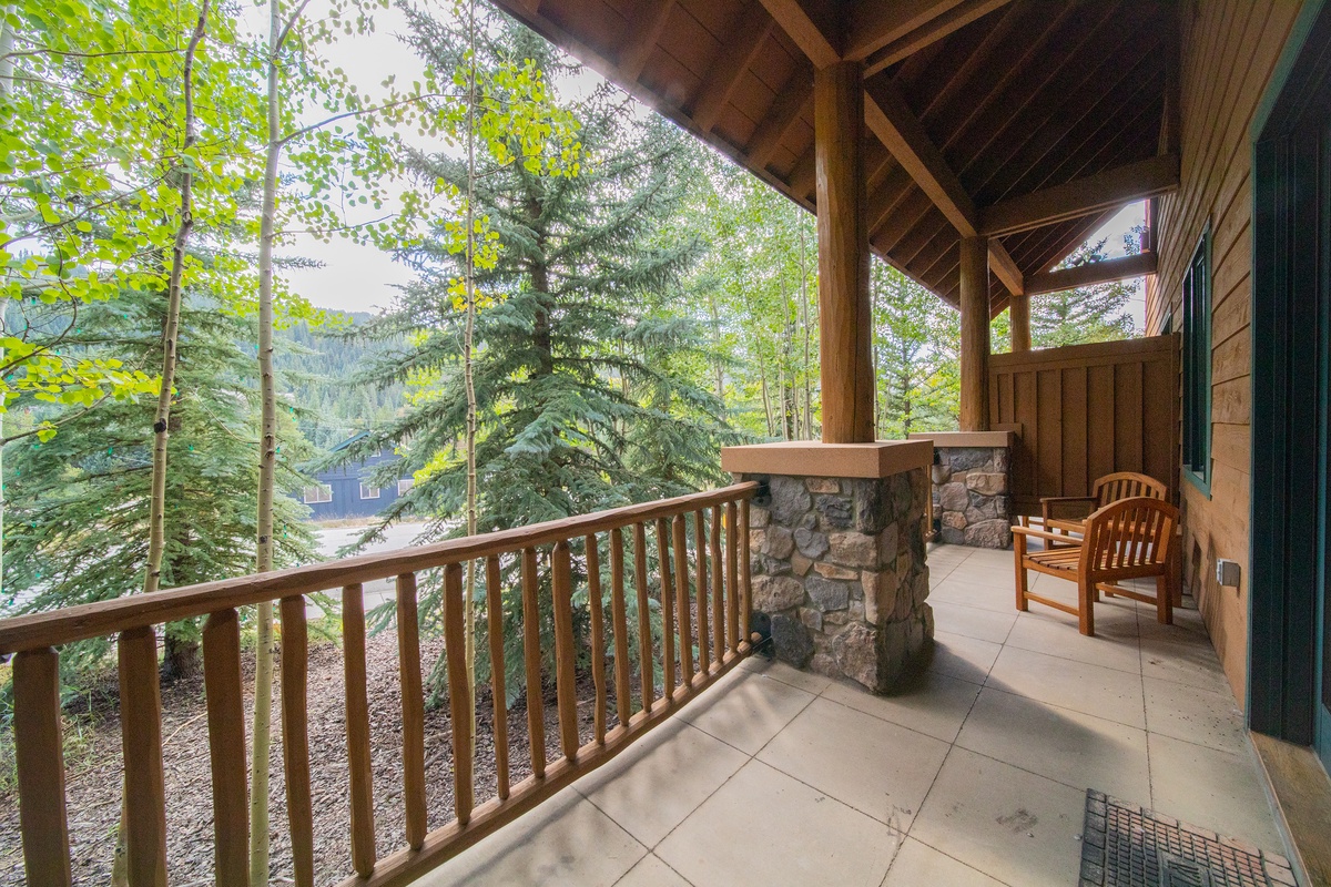 Large private balcony #summer