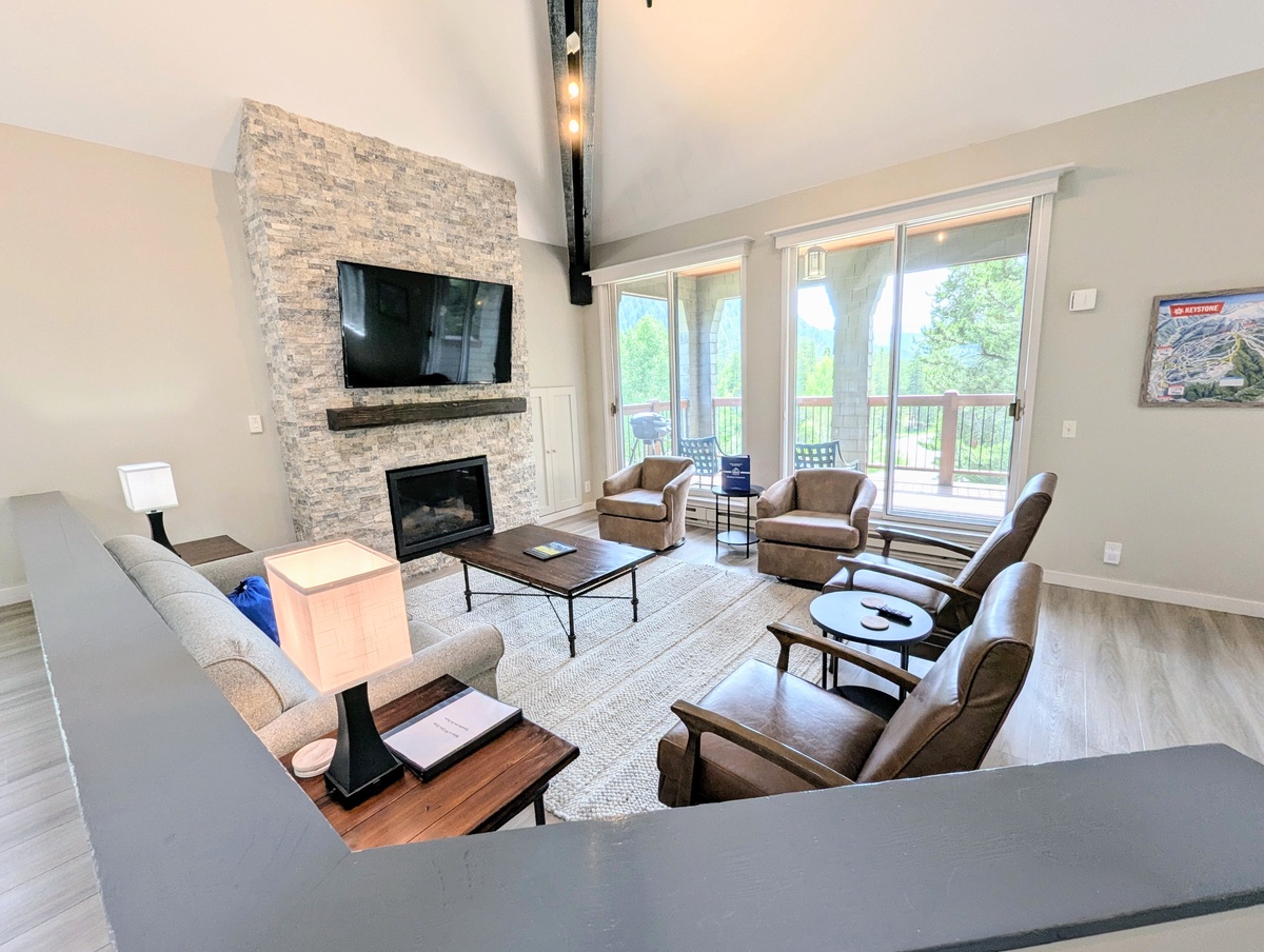 Warm, welcoming living area