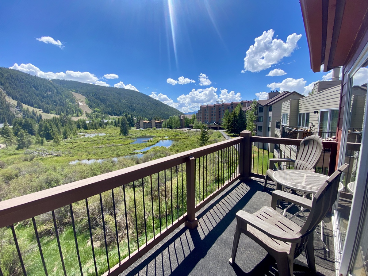 Unobstructed views of the wetlands and ski hill! #summer