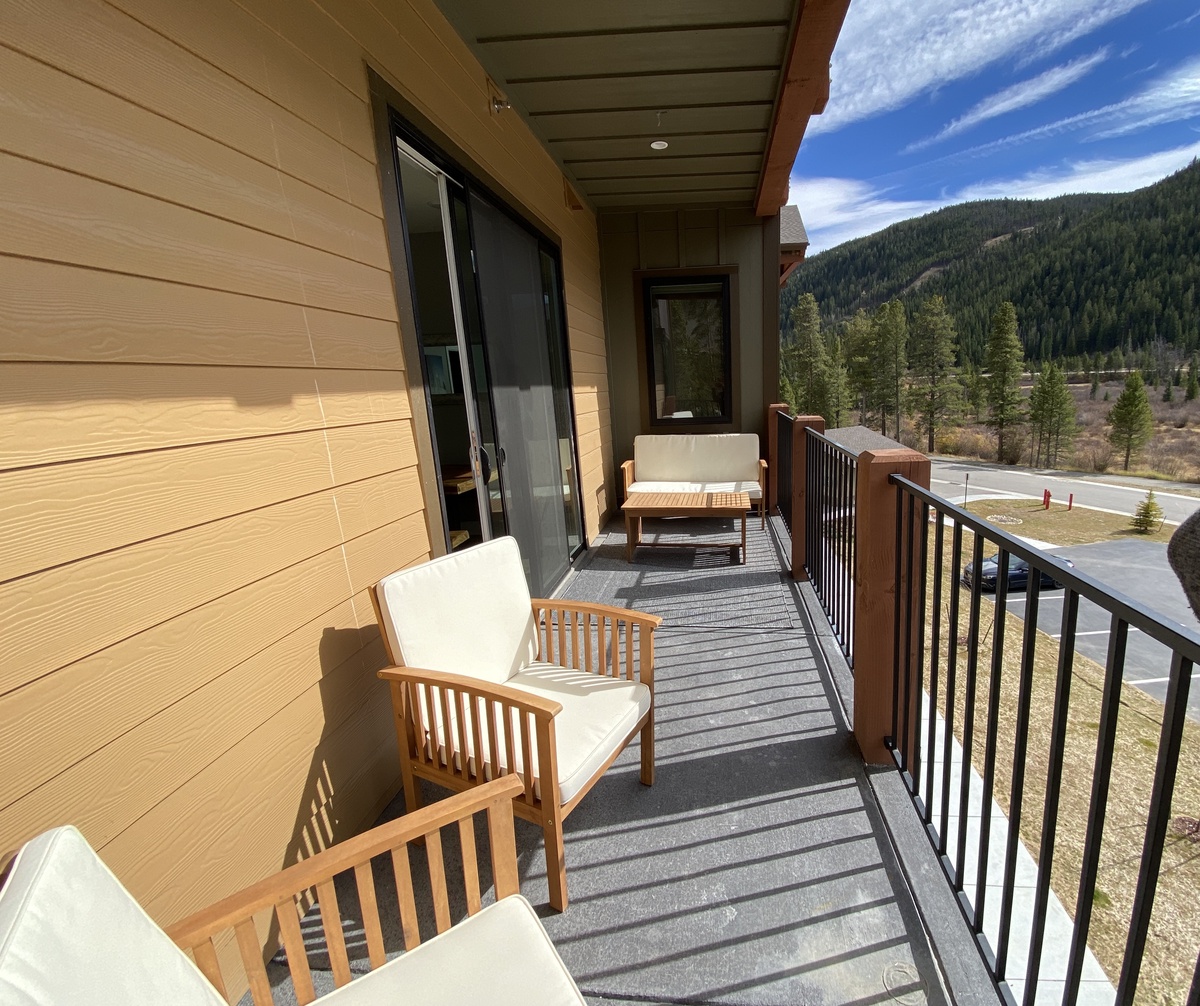 Large private balcony #summer
