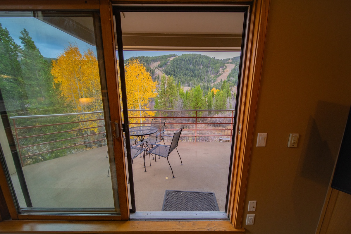 Sliding door to Colorado landscapes #fall