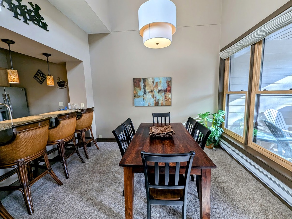 Dining area for memorable family meals