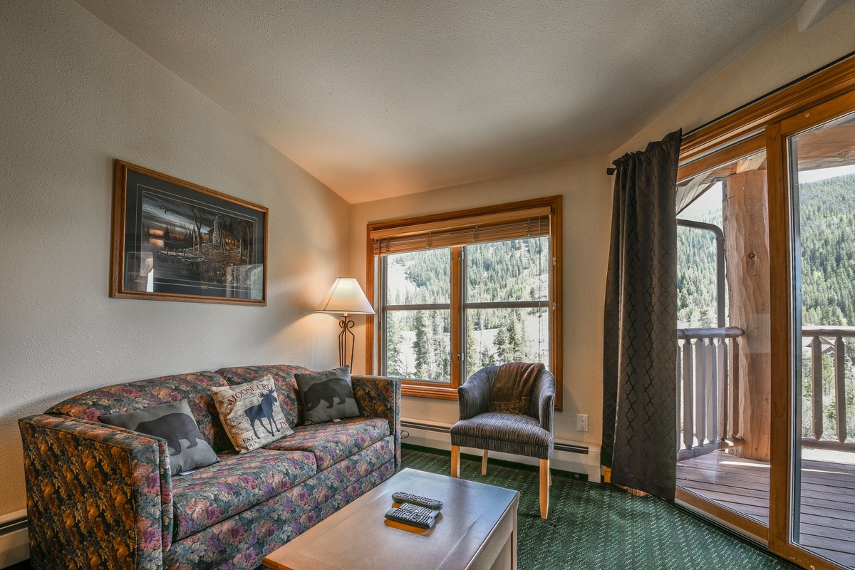 Living room with an amazing view