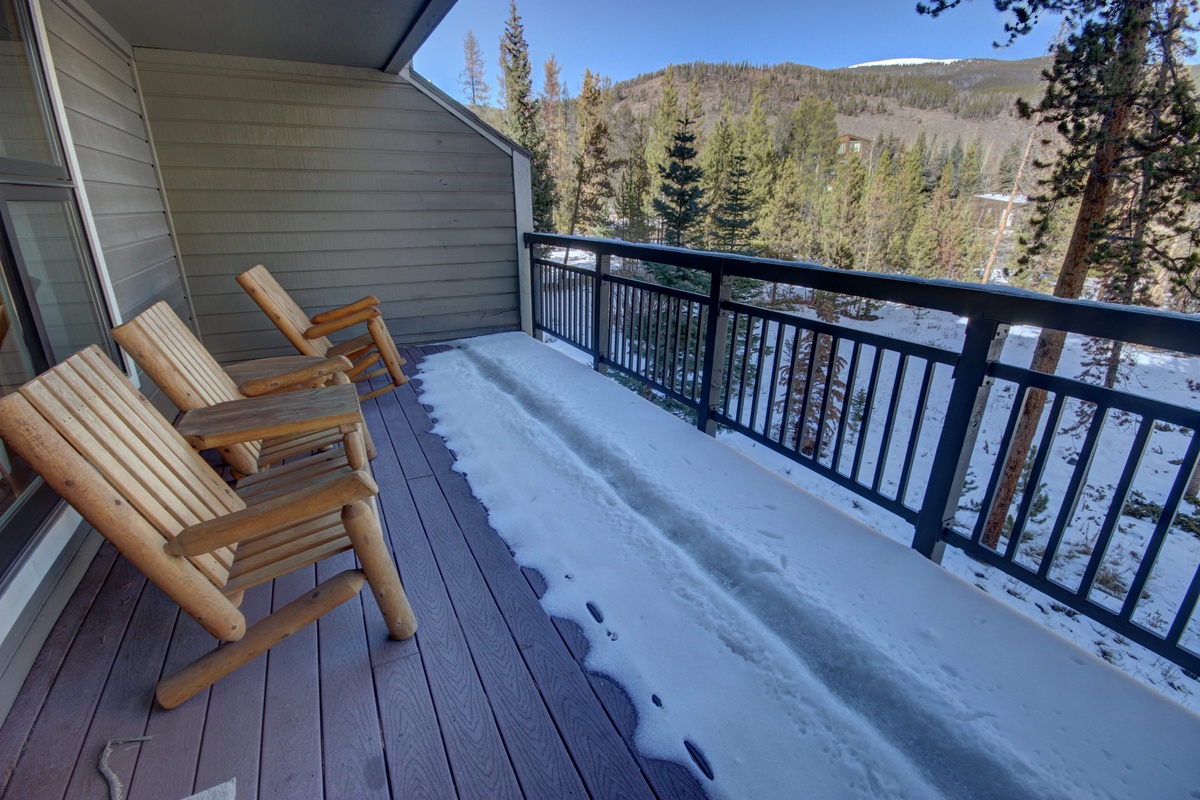 Private balcony #winter