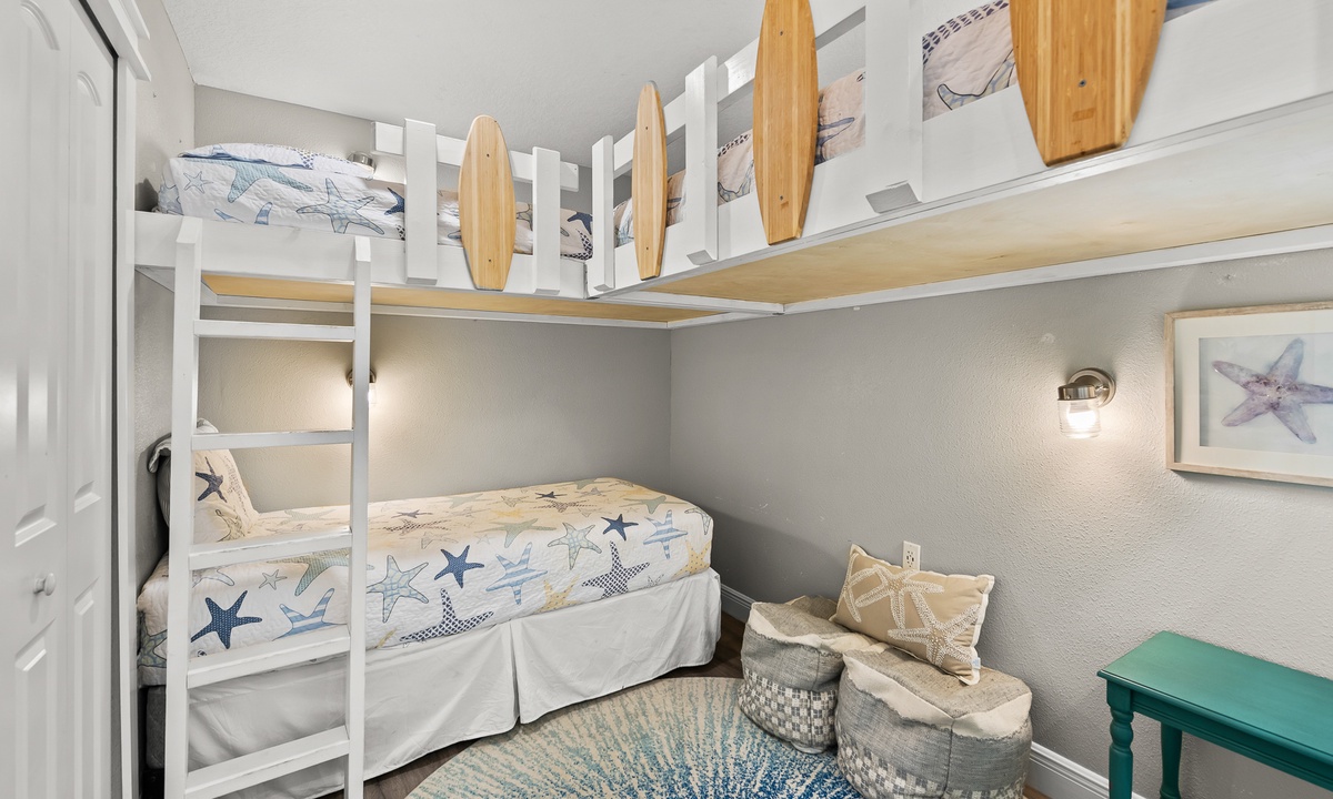 Fourth Bedroom - Two Twin/ Twin Bunk