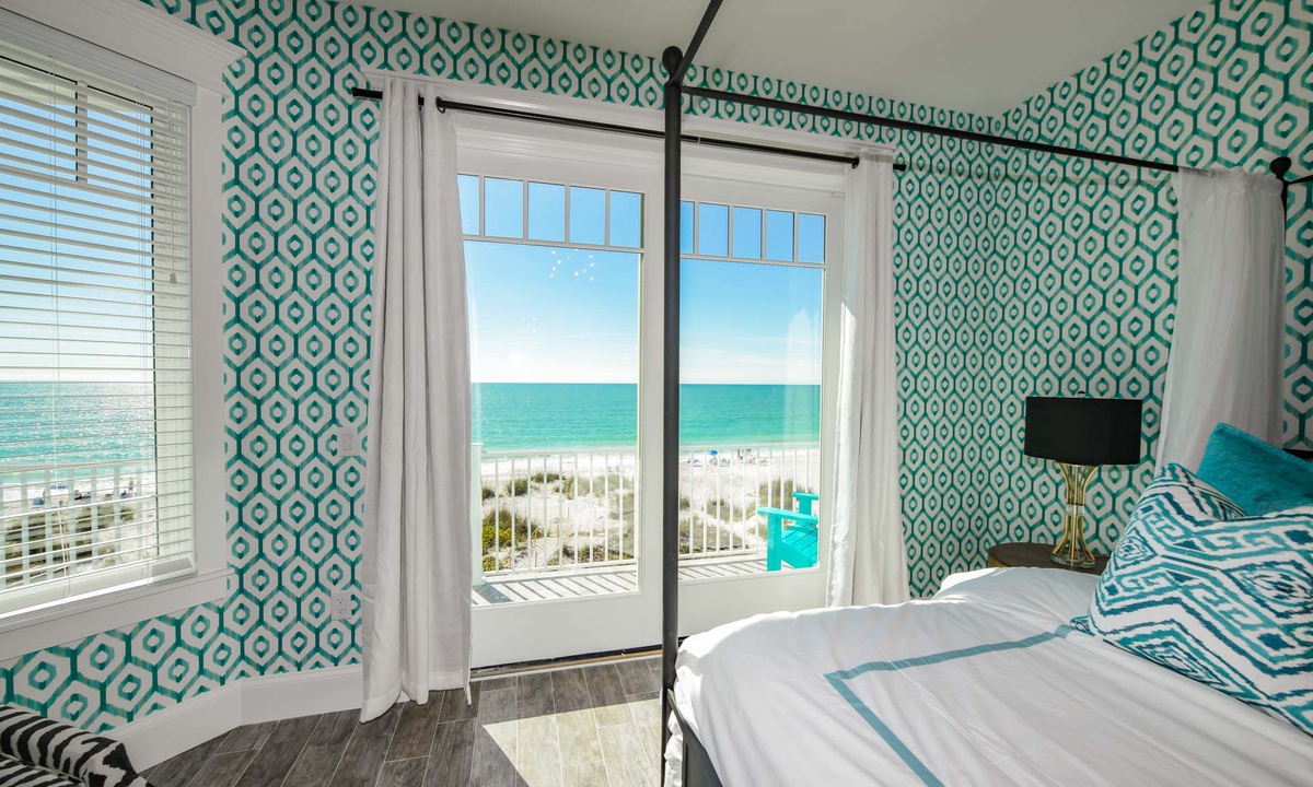 Bedroom 5 (Master), Beachfront Paradise - AMI Locals