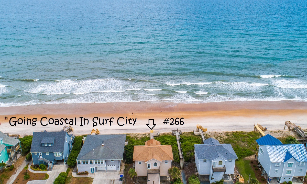 Going Coastal in Surf City Vacation Rental in Surf City,NC Topsail