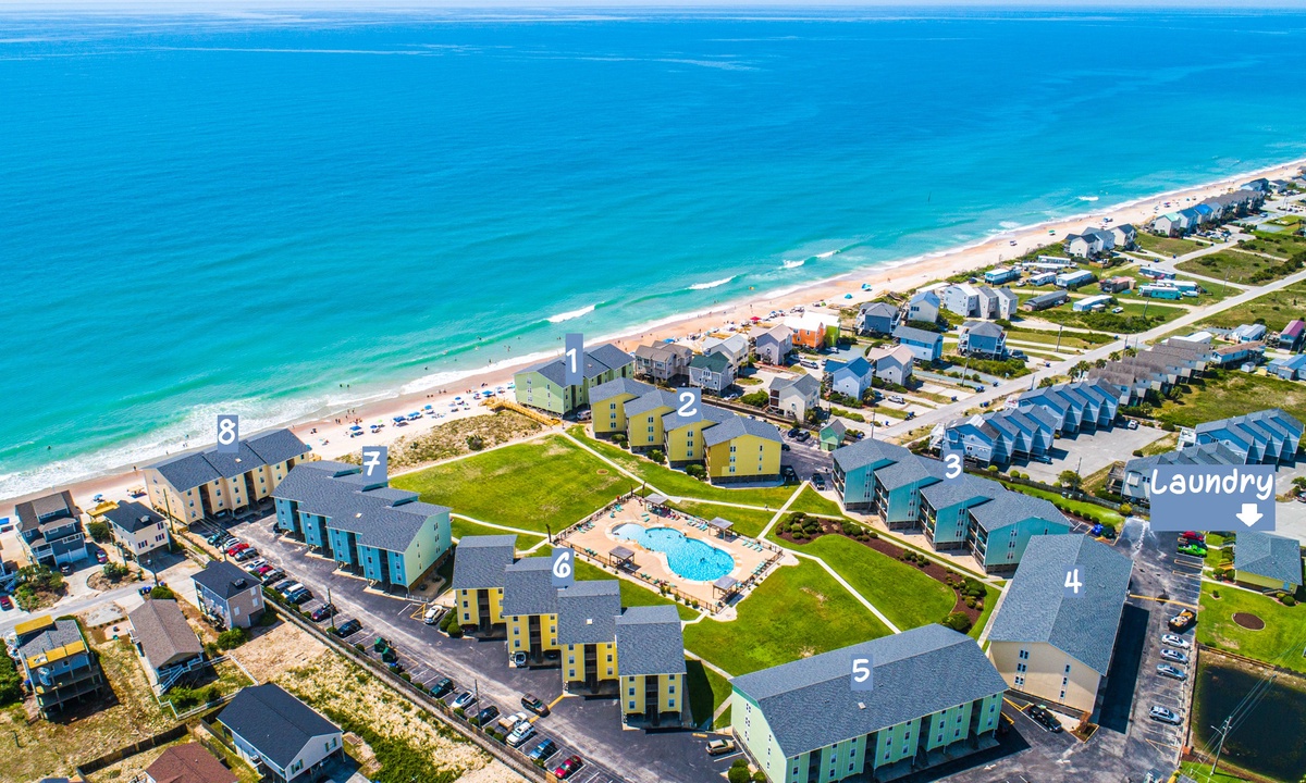 Surf Condos 525 Vacation Rental in Surf City,NC Topsail Realty