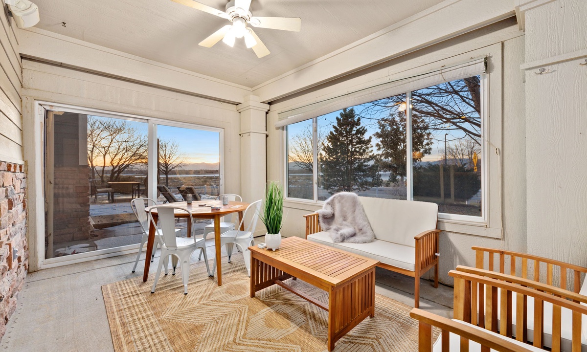 Sunroom | Perfect for game night!