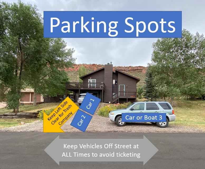 Parking Area | Park in designated spots only to avoid fines