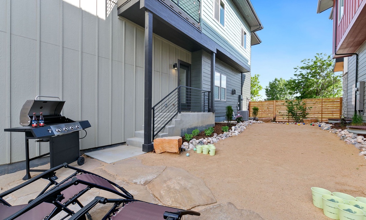 Outdoor Spaces | Perfect for a leisurely afternoon of yard games and grilling!