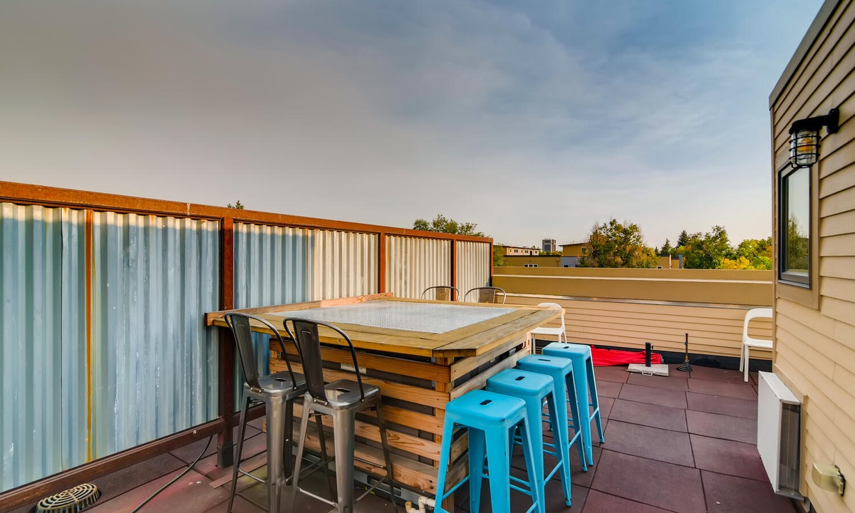 Rooftop Deck with Large Seating Area