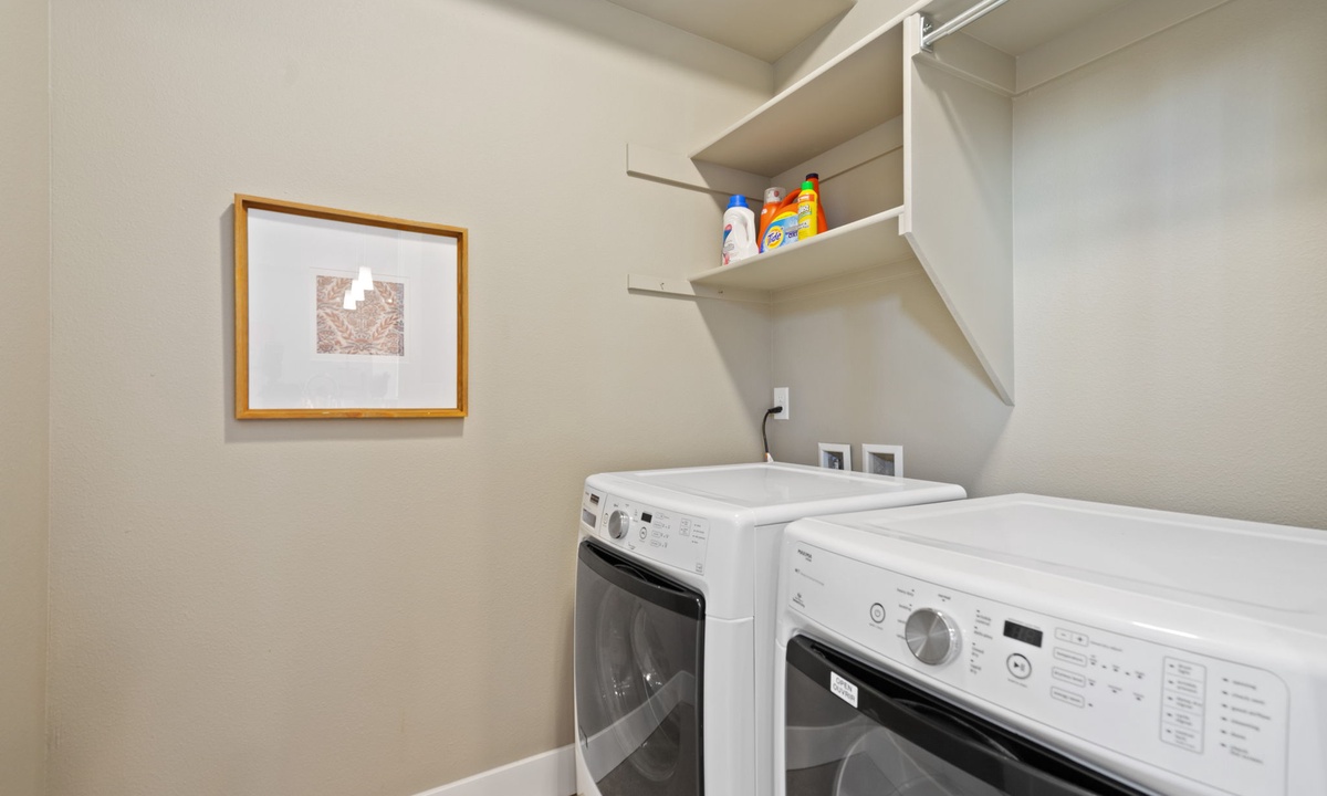 Laundry Facilities (main level)