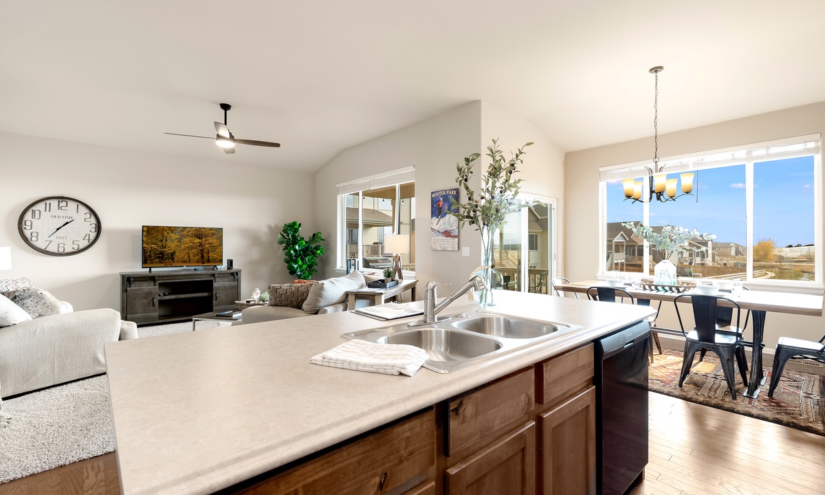 Open Concept | Kitchen with Large Island