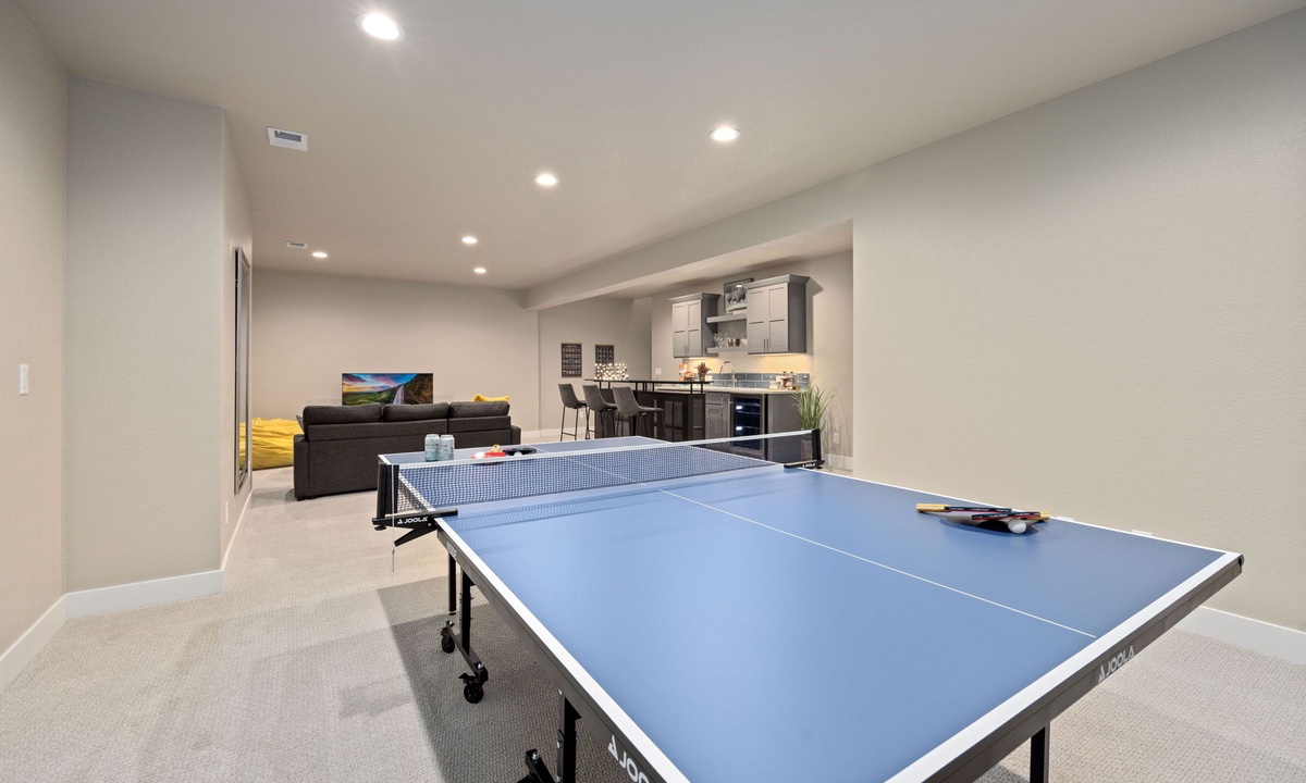 Recreation Room | Ping Pong Table (basement level)