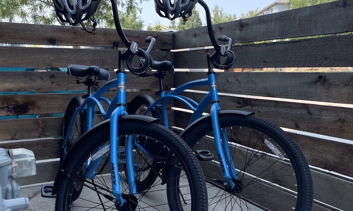 Two Complimentary Cruiser Bikes!