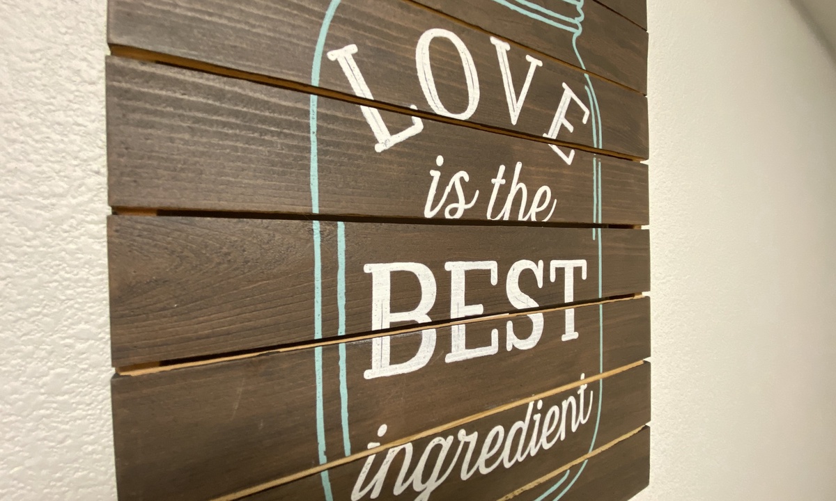 Love is the best ingredient!