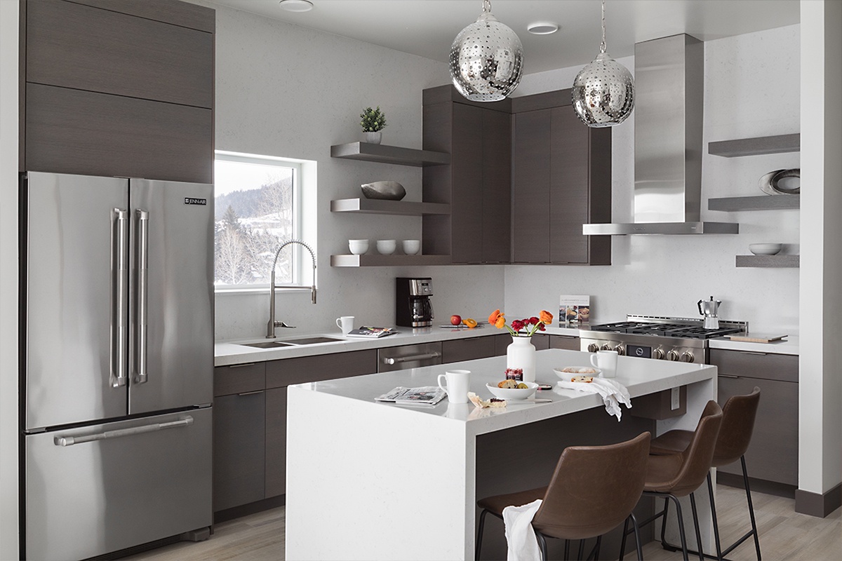 Kitchen - Penthouse on Glenwood 407 - Jackson Hole, WY - Luxury Villa Rental