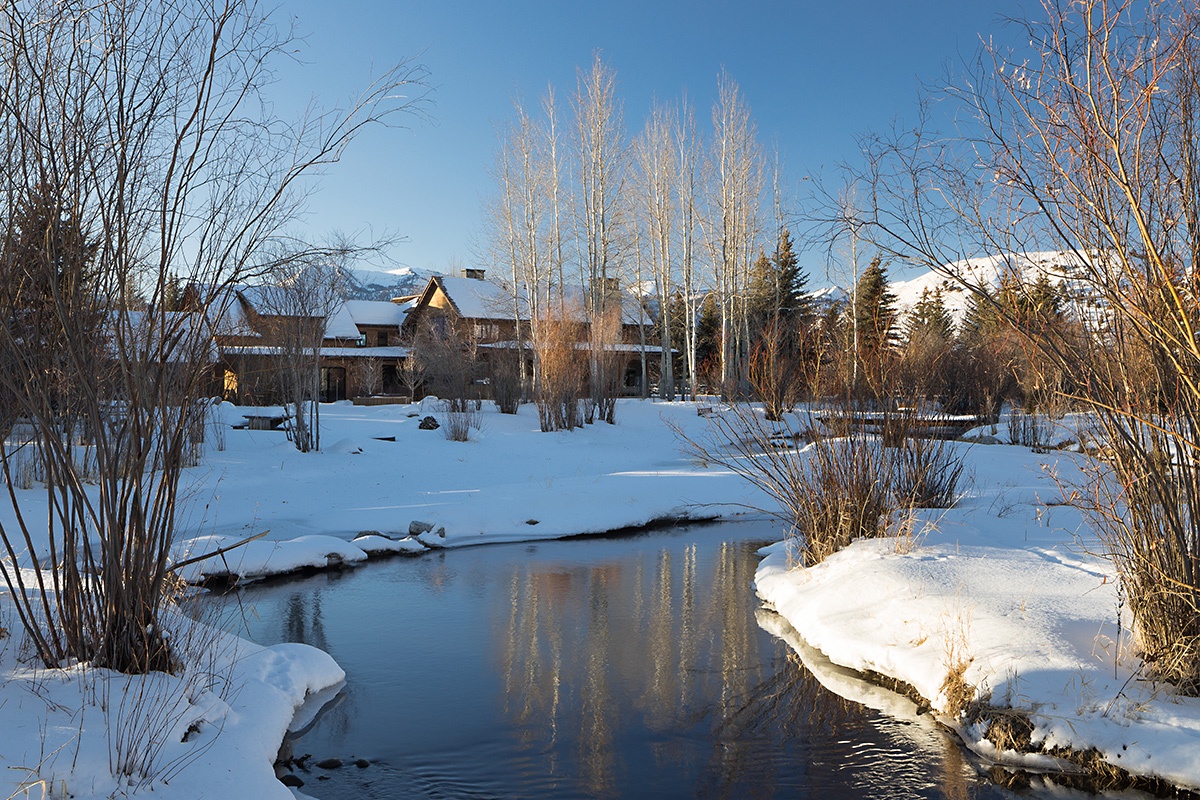 Back Exterior - Elk Pass - Jackson Hole, WY - Luxury Villa Rental