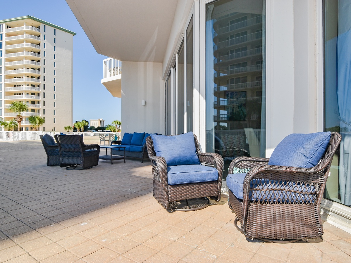 Silver Shells St. Croix 201- Patio View