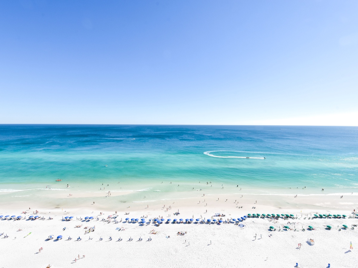 Silver Beach Towers West Penthouse 1705 - Balcony View