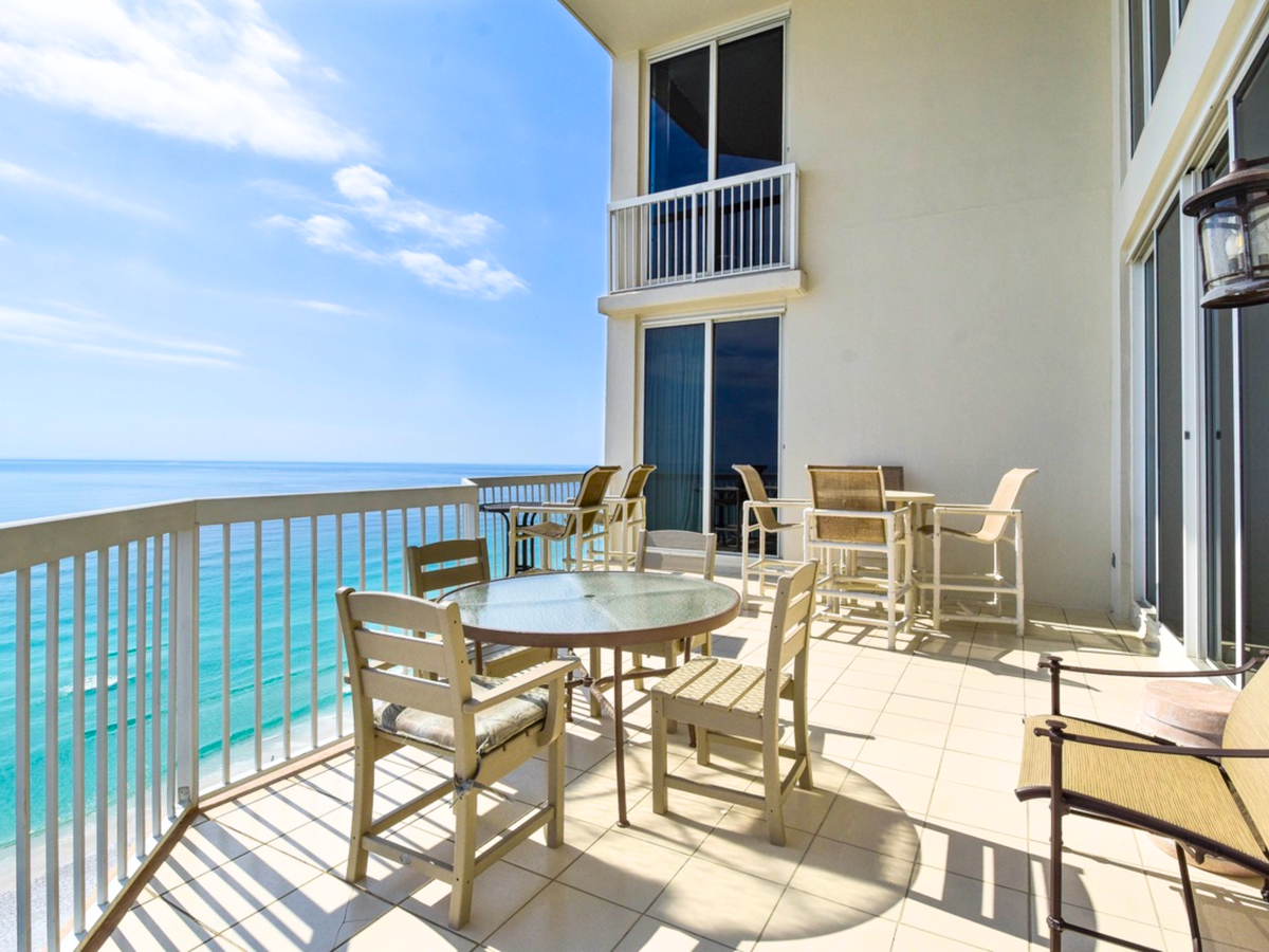 Silver Beach Towers East Penthouse 1701 - Balcony