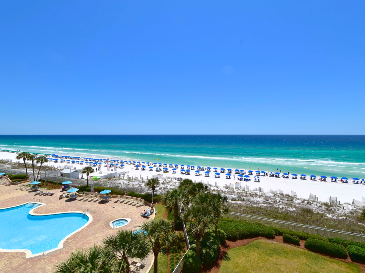 Silver Beach Towers West 504 - View From Balcony