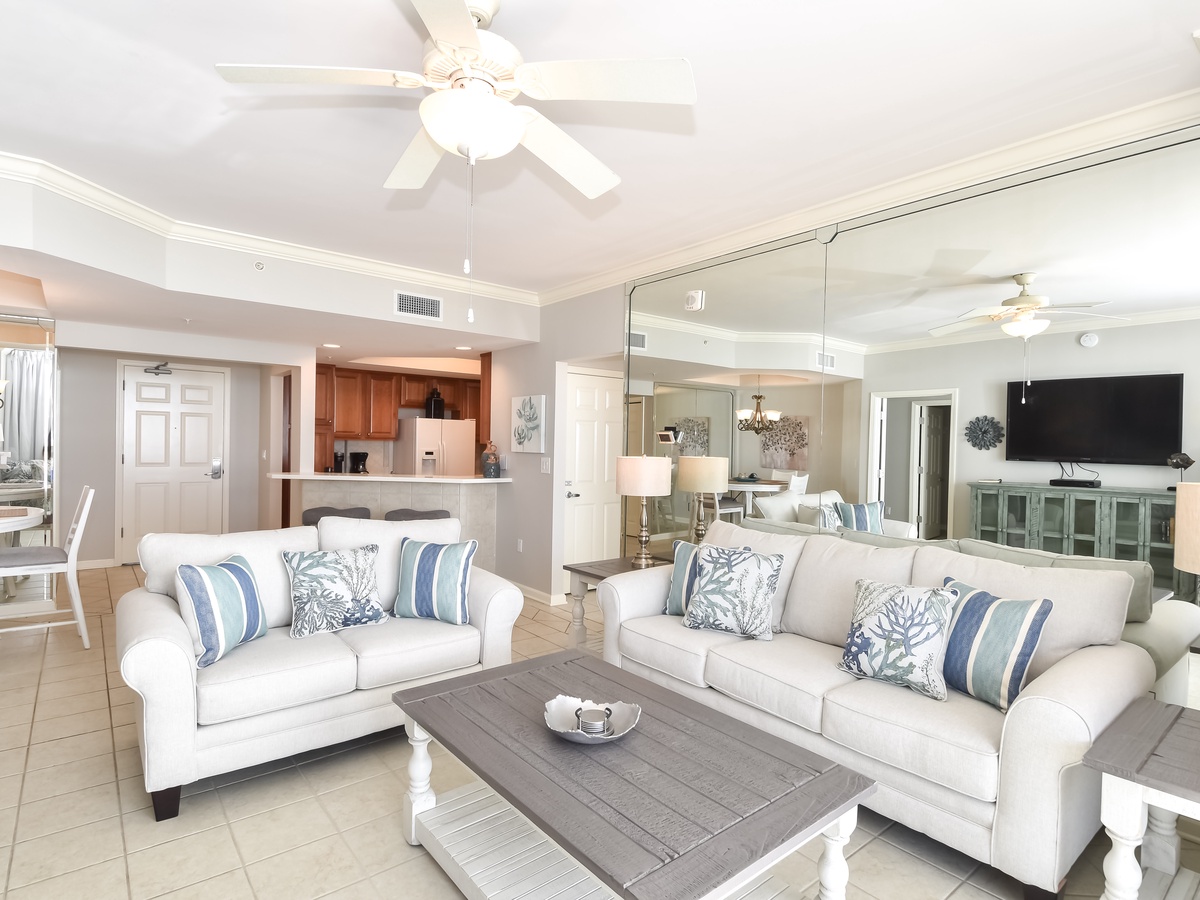 Silver Beach Towers West 302- Living Area