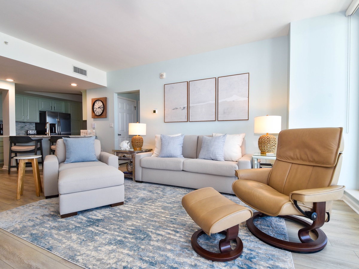 Silver Beach Towers West 902 - Living Area