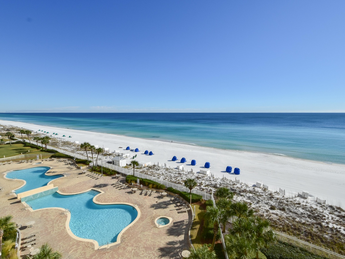 Silver Beach Towers West 704 - Balcony View