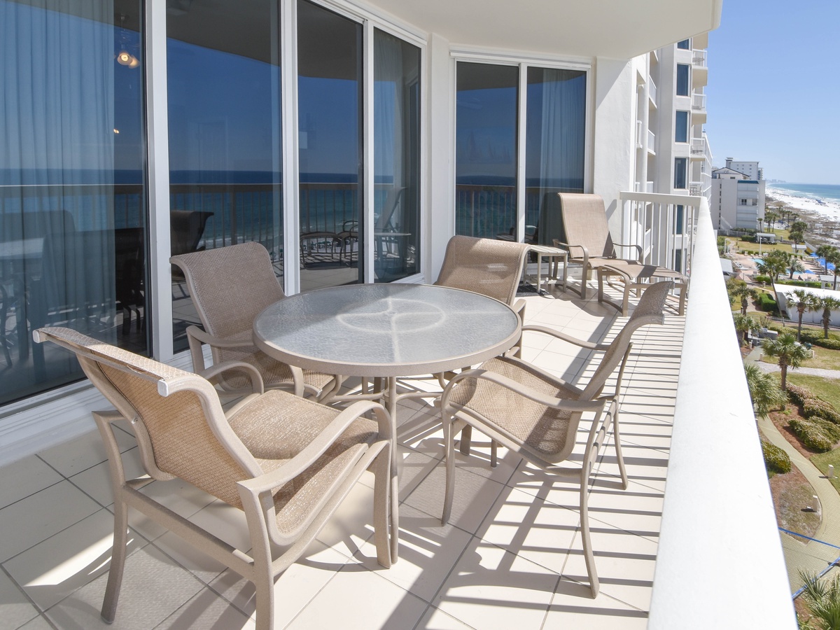 Silver Beach Towers East 705 - Balcony Seating