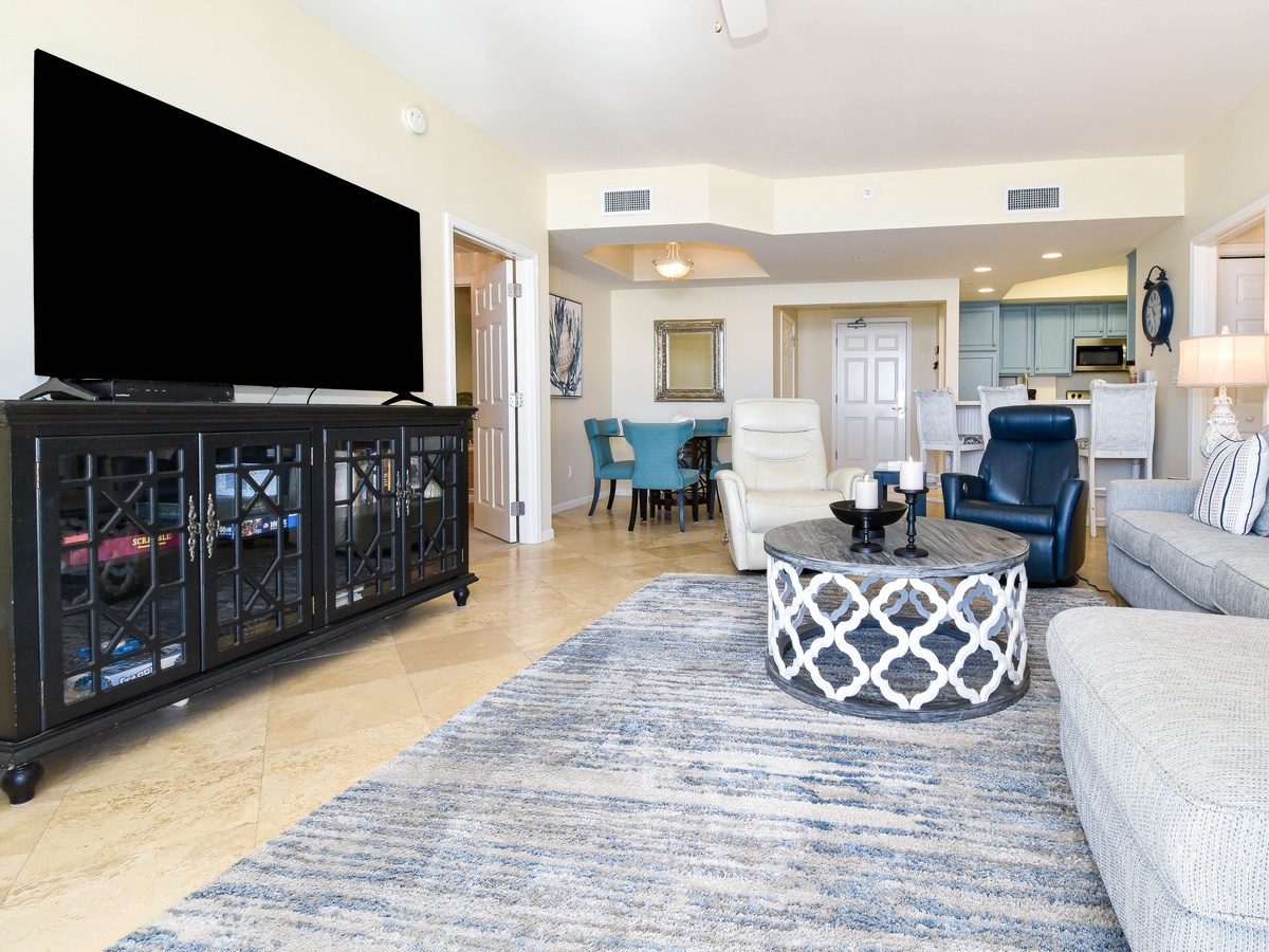 Silver Beach Towers E502 - Open Living Area